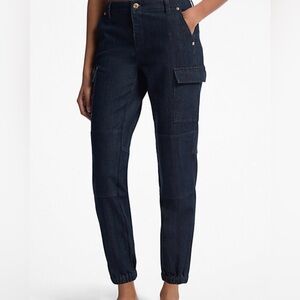 Michael Kors Navy Cargo Jeans